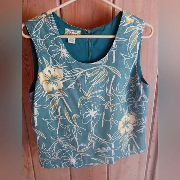 TOMMY BAHAMA Silk Top Size M - Picture 1 of 6